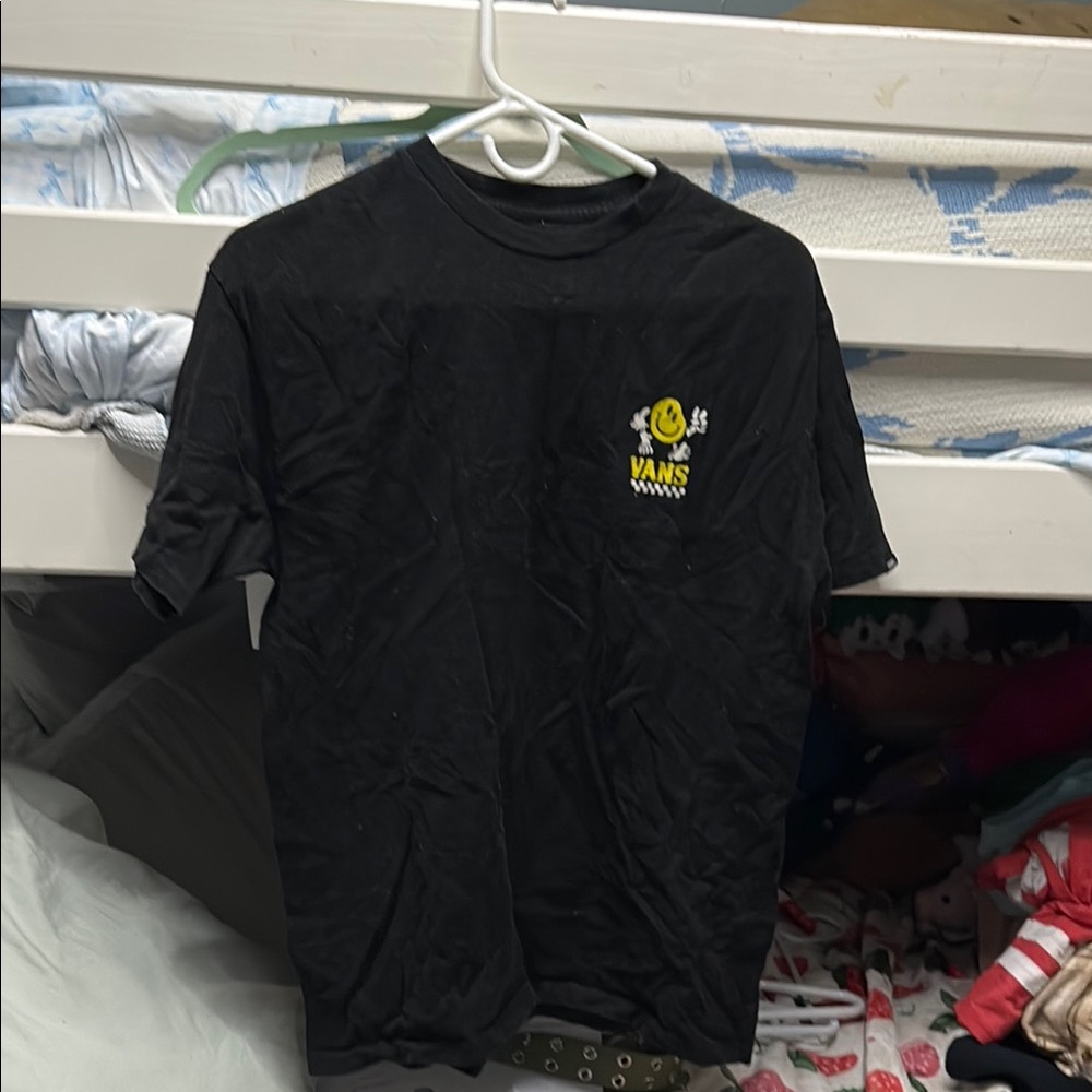 Vans Black Tee with Yellow Graphic tee